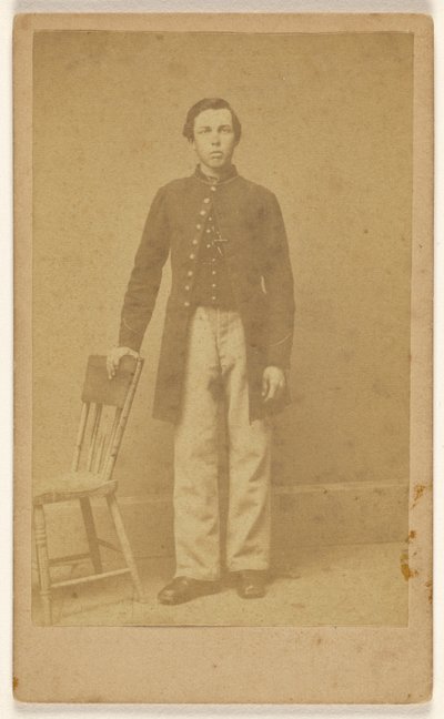 [Soldado confederado no identificado, de pie] de Samuel A. Cooley