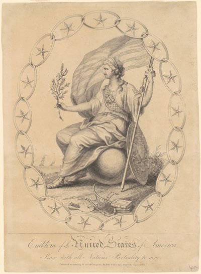 Emblema de los Estados Unidos de América de Samuel A. Harris