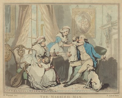 El hombre casado de Samuel Alken after H. Wigstead