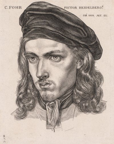 Retrato de Carl Philipp Fohr de Samuel Amsler