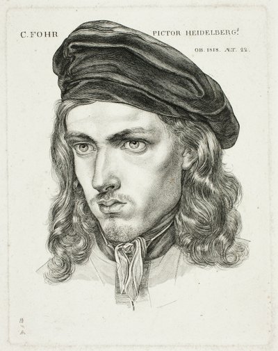 Retrato de Karl Philip Fohr de Samuel Amsler
