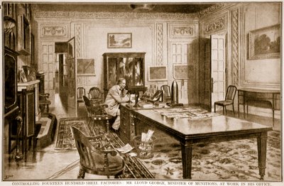 Controlando Mil Cuatrocientas Fábricas de Municiones: Sr. Lloyd George, Ministro de Municiones, en el Trabajo, 1914-19 de Samuel Begg