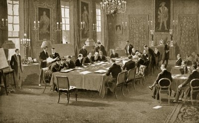 Firma del Tratado de Londres, 1913 de Samuel Begg