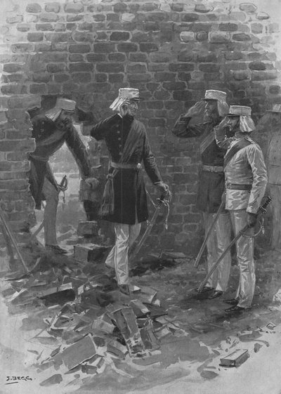 El motín indio, 1857-58:...después del alivio de Lucknow...1857 de Samuel Begg