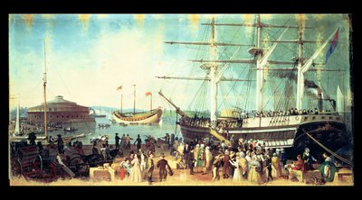 La bahía y el puerto de Nueva York de Samuel Bell Waugh