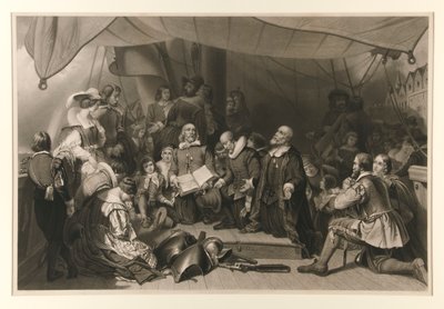 El embarque de las peregrinas de Samuel Bellin