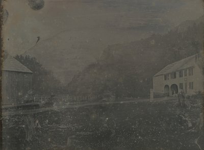 Casa y granero sin título, 1841 de Samuel Bemis
