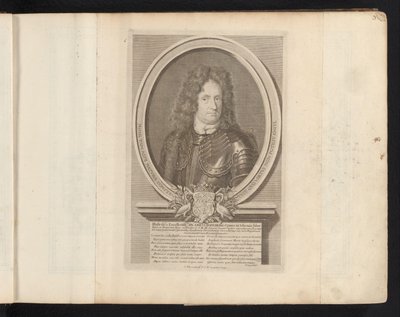 Portarretrato de Erik Jönssen Dahlberg Suecia antigua y moderna (título de la serie) de Samuel Blesendorf