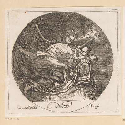 Nox (Noche) Nox (título sobre objeto) Cuatro momentos del día (título de la serie) Varios diseños (título de la serie) Opera Varia Historica, Poetica & Iconologica (título de la serie) de Samuel Bottschild