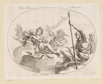 París, Venus y Mercurio París Venus y Mercurio (título sobre el objeto) Diverse ontwerpen (título de la serie) Varias obras históricas, poéticas e iconológicas (título de la serie) de Samuel Bottschild