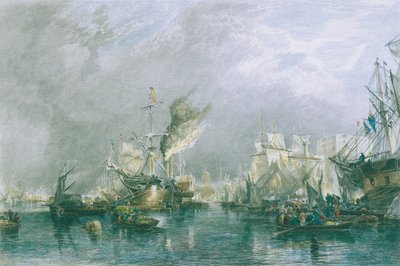 Navegación en el Pool de Londres de Samuel Bough
