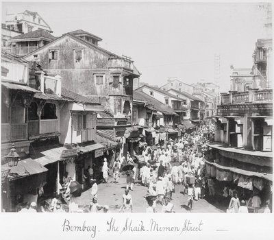 Bombay, calle Said-Memon de Samuel Bourne