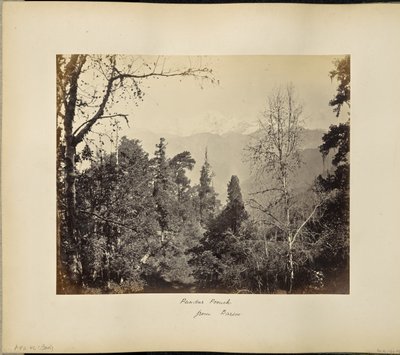 Bunderpoonch (el Pico Jumnootri), 6.000 metros, desde las alturas sobre Barsoo de Samuel Bourne