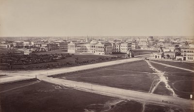 Calcuta. Vista general. Palacio de Gobierno en primer plano de Samuel Bourne