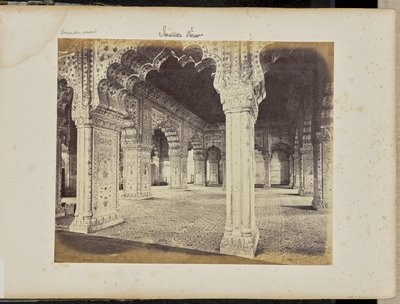 Delhi - El palacio, interior del Diwan-i-Khas de Samuel Bourne