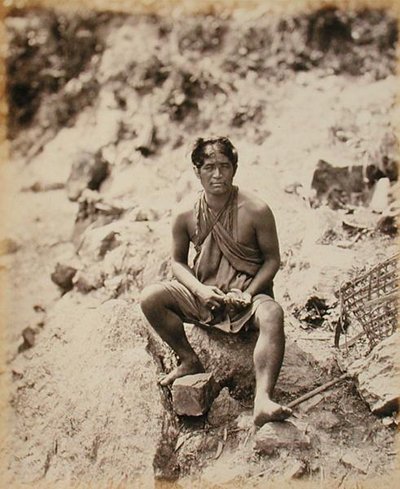 Hombre Lepcha de Samuel Bourne