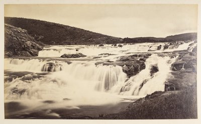 Rápidos en Pykara debajo del puente (Nilgiri Hills) de Samuel Bourne