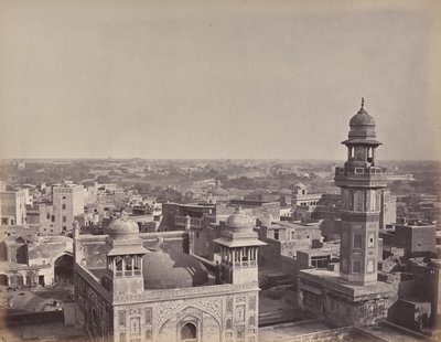 La ciudad de Lahore. Otra vista tomada desde la casa de Huzeer Khan de Samuel Bourne
