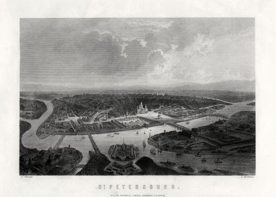 San Petersburgo, Rusia, siglo XIX de Samuel Bradshaw