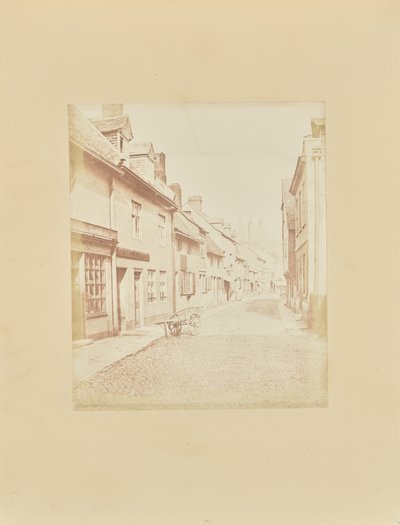 Calle de San Juan y Catedral, Peterborough de Samuel Buckle