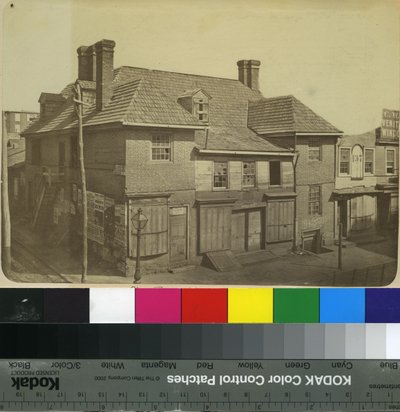 Casa de Techo de Pizarra, c.1868 de Samuel Castner