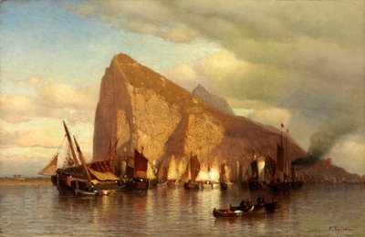 Tormenta Despejándose en Gibraltar de Samuel Colman