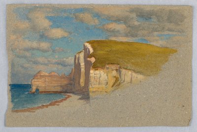 Acantilados en Étretat de Samuel Colman