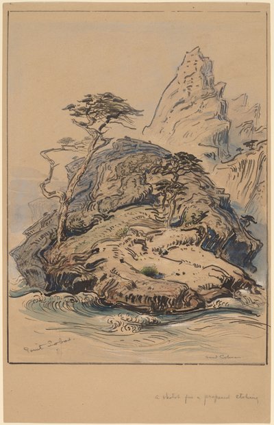 Point Lobos, California de Samuel Colman