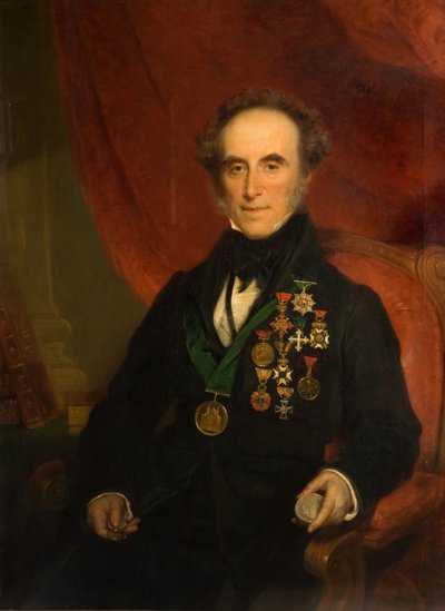 Retrato de Sir Edward Thomason 1769-1849, 1849 de Samuel Colman
