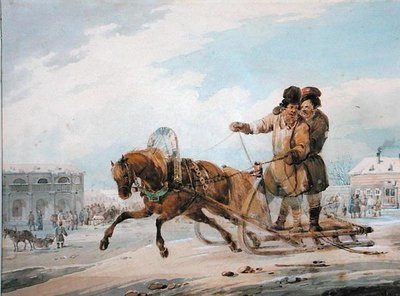 Trineo ruso de Samuel Colman