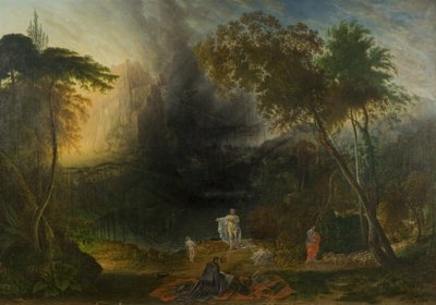 La venida del Mesías y la destrucción de Babilonia, c.1832 de Samuel Colman