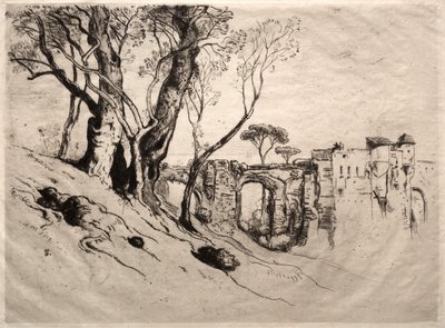 Los olivos de la Costa Azul de Samuel Colman