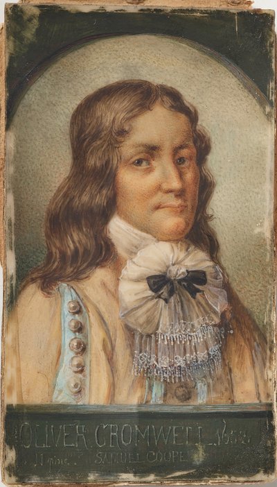 Retrato de Oliver Cromwell 1599-1658, 1653 de Samuel Cooper