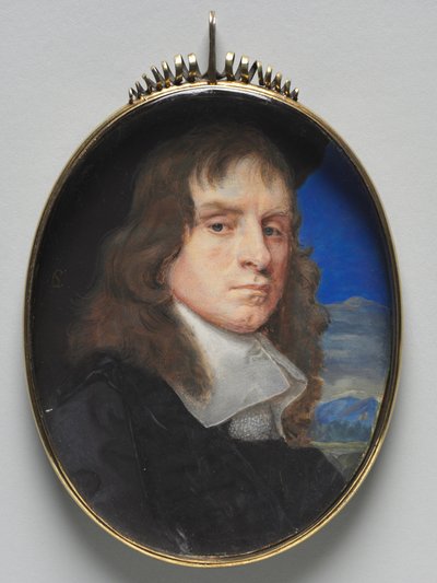 Retrato de un hombre, c. 1655 de Samuel Cooper
