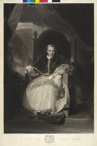 Papa Pío VII de Samuel Cousins