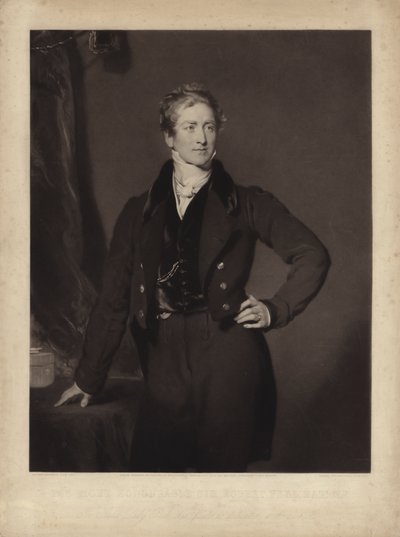 Sir Robert Peel, político conservador inglés y primer ministro de Samuel Cousins