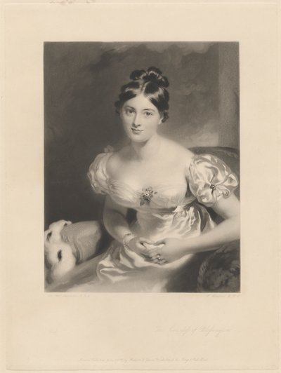 La condesa de Blessington de Samuel Cousins