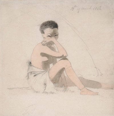 Niña Coré sentada de Samuel Daniell