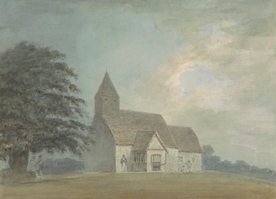 Iglesia con campanario de madera - una de tres versiones de Samuel Davis