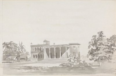 Gran edificio con columnata de Samuel Davis