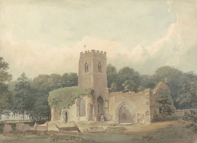 Antigua iglesia de San Lorenzo, Ayot St. Lawrence, Hertfordshire de Samuel Davis
