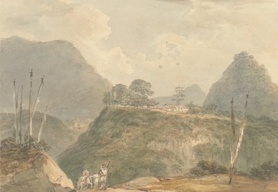 El pueblo de Buxadaur [Buxa Duar] [Thibet] de Samuel Davis