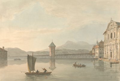 Vista de Lucerna: El Colegio de los Jesuitas de Samuel Davis