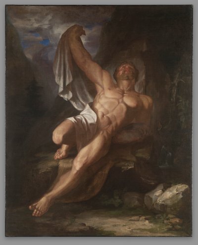 Hércules moribundo de Samuel Finley Breese Morse