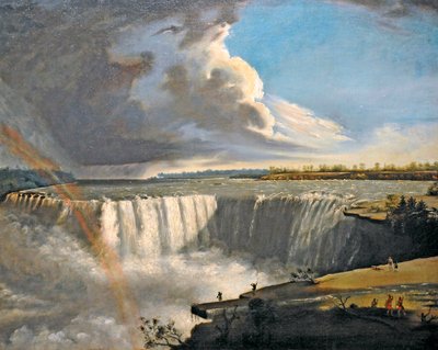 Cataratas del Niágara desde Table Rock, 1835 de Samuel Finley Breese Morse