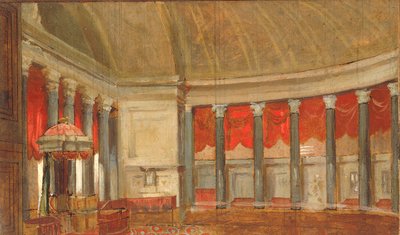 Estudio para La Cámara de Representantes, ca. 1821 de Samuel Finley Breese Morse