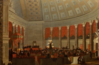 La Cámara de Representantes, c.1822 de Samuel Finley Breese Morse