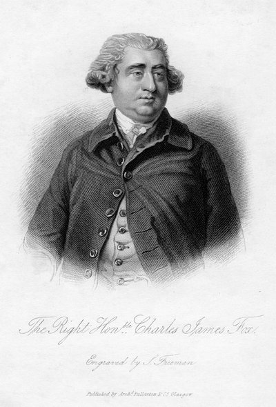 Charles James Fox 1749-1806, estadista whig, siglo XIX de Samuel Freeman