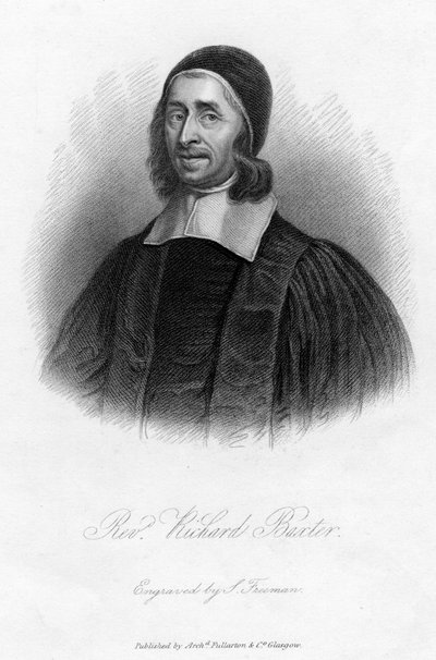 Richard Baxter 1615-1691, puritano inglés, líder de la iglesia y teólogo, siglo XIX de Samuel Freeman