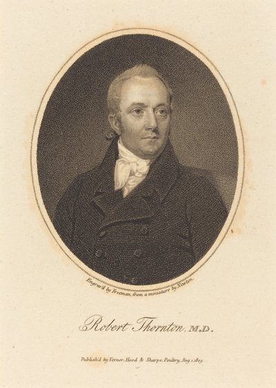 Robert Thornton, M.D. de Samuel Freeman after William John Newton